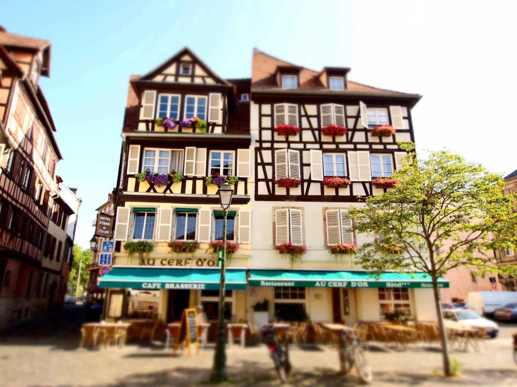 Hotel Restaurant Au Cerf D'Or Strasbourg Exterior photo